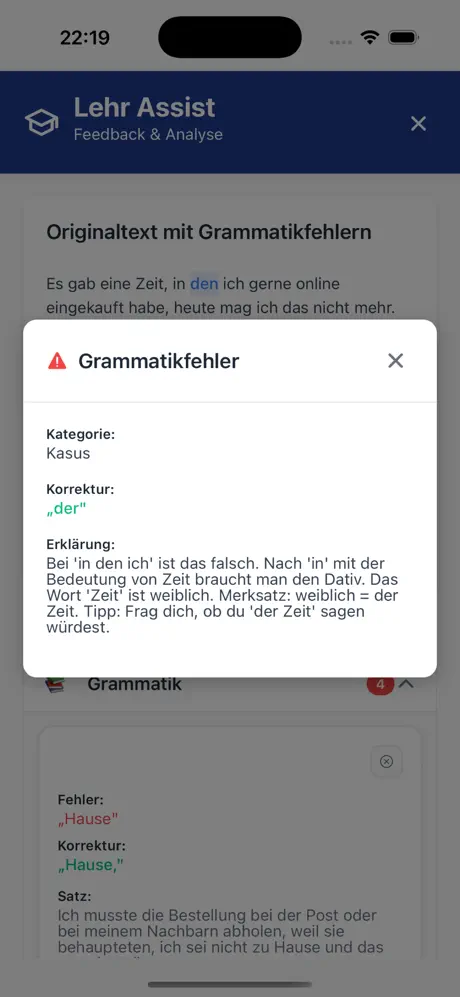 Lehr Assist – Zusammenfassung